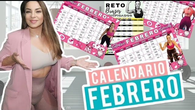 Calendario Febrero + Reto Brazos Definidos