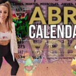 CALENDARIO ABRIL + RETO SLIM FAST