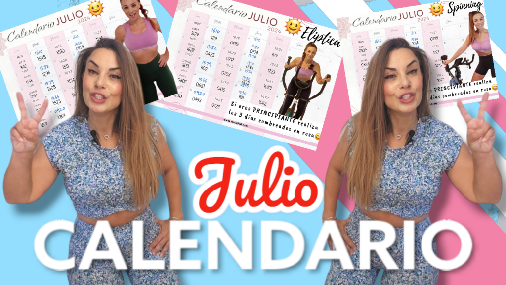 Calendario mes Julio