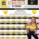 RETO ELIMINAR RETENCION DE LIQUIDOS en 28dias