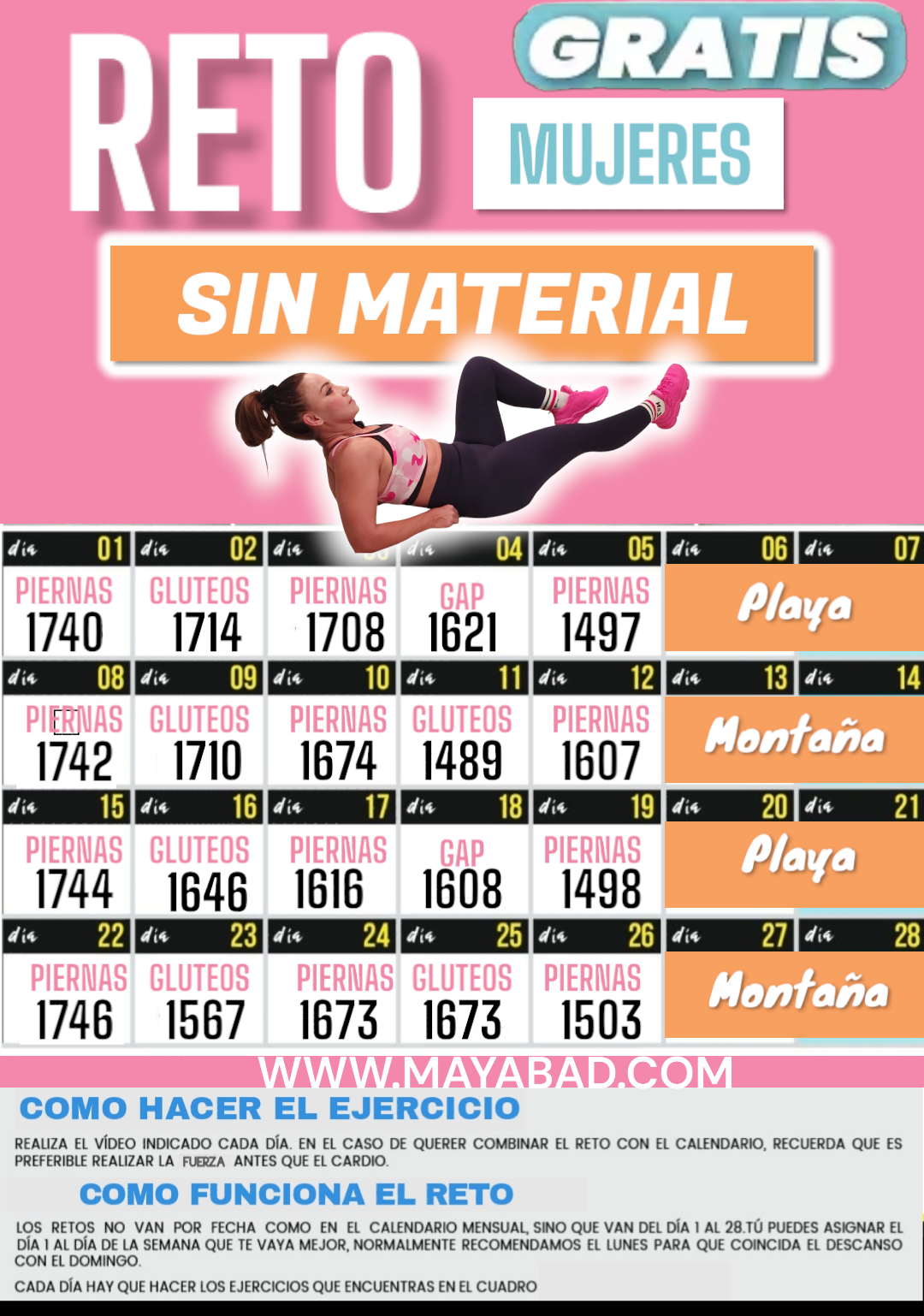 Llega julio, el calor ya empieza a notarse… y puede que te suene o que en breve te encuentres en alguna de estas situaciones: 👉 Tienes poco tiempo para entrenar 👉 No tienes material a mano 👉 Te vas de vacaciones y no quieres perder el ritmo Pues déjame decirte que… No hace falta que lo dejes todo tirado.
